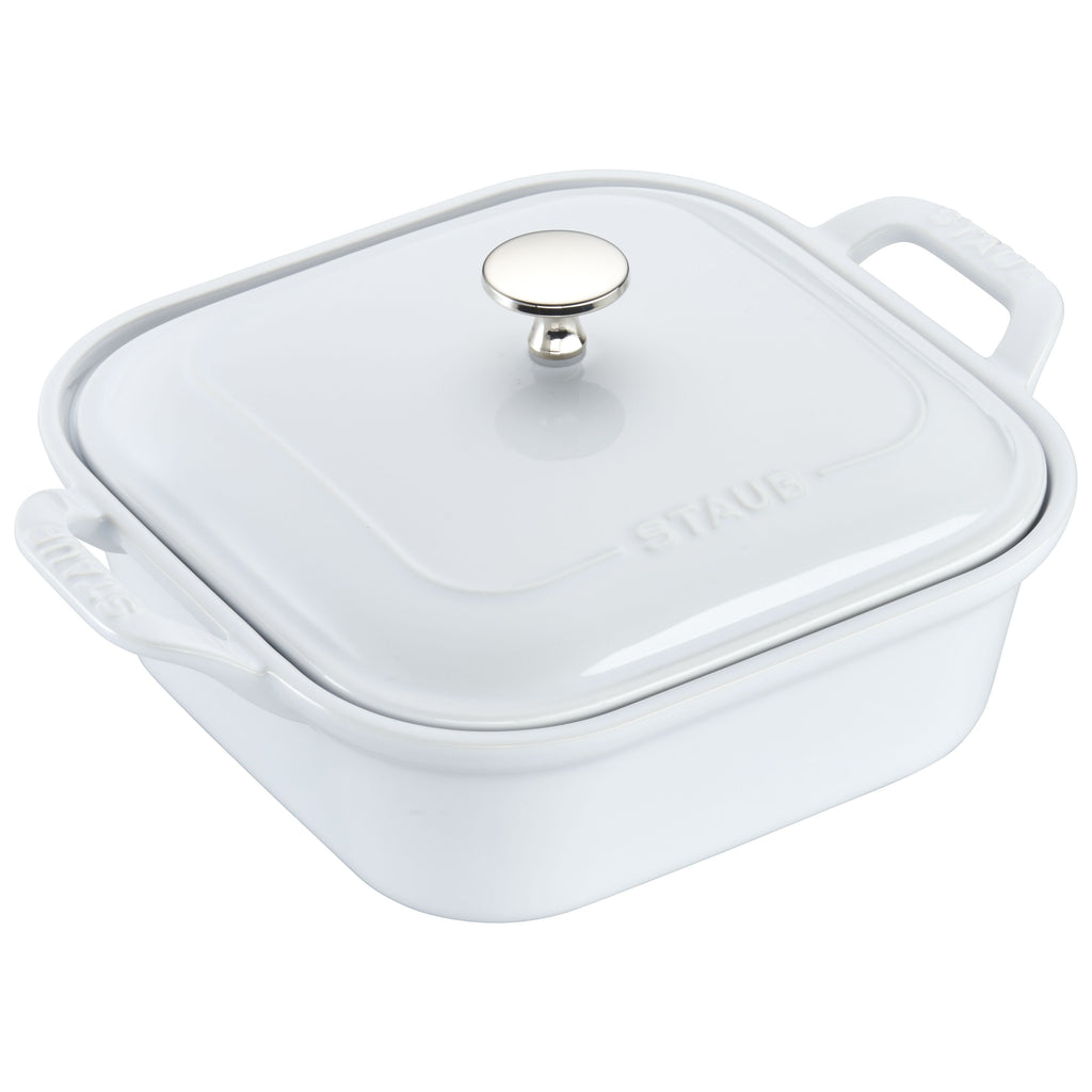 STAUB Ceramique Mixed Baking Dish Set White 4 Piece